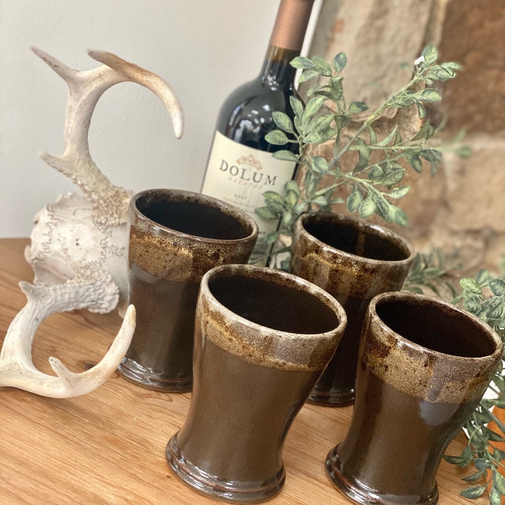 Sunset Hill Stoneware Mugs Set